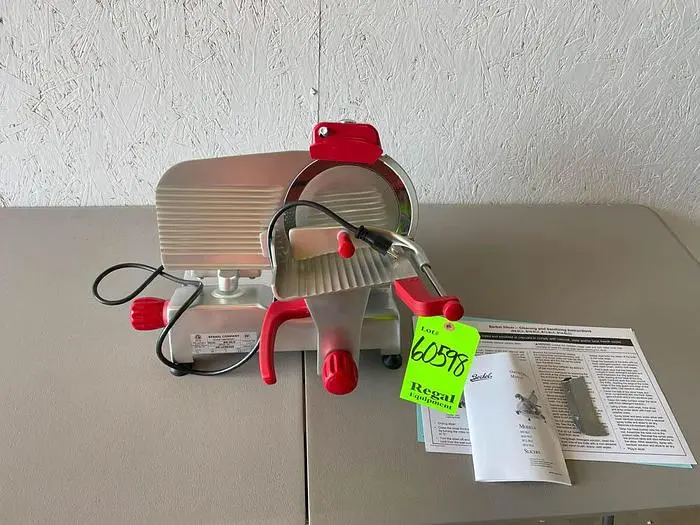 Used 2022 BERKEL EQUIPMENT BERKEL B9-SLC MEDIUM-DUTY GRAVITY FEED MANUAL MEAT SLICER Slicers / Dicers / Cutters Ohio US | Regal Equipment Inc #219183