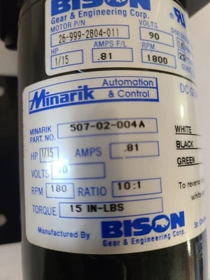 USED BISON Gear Motor Bison