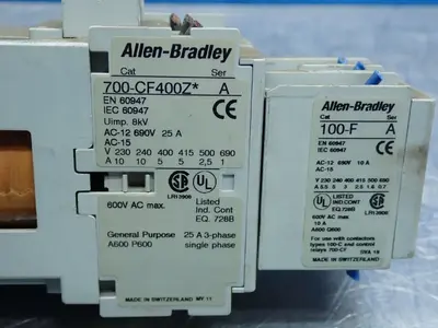 Used ALLEN BRADLEY 700CF400Z* PLC Contactors | HGR 24 #752813