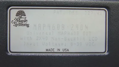 Maple Systems MAP460B-240N Universal Operator Interface Terminal Used