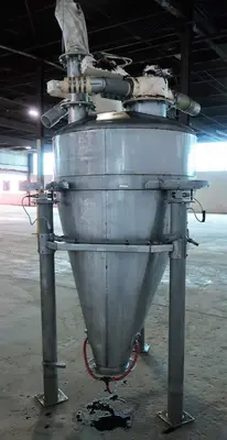 SPC8310  Bin Hopper Silo 40 cu.ft., bulk storage bin, Stainless Steel