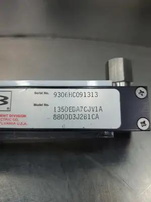 BROOKS 1350EBA7CJV1A SHO-RATE FLOWMETER. 6D-9