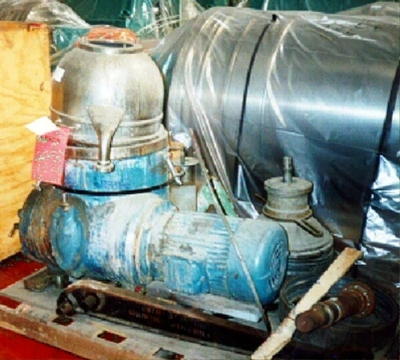 Westfalia TA 35-01-506 solid bowl separator, 316SS.