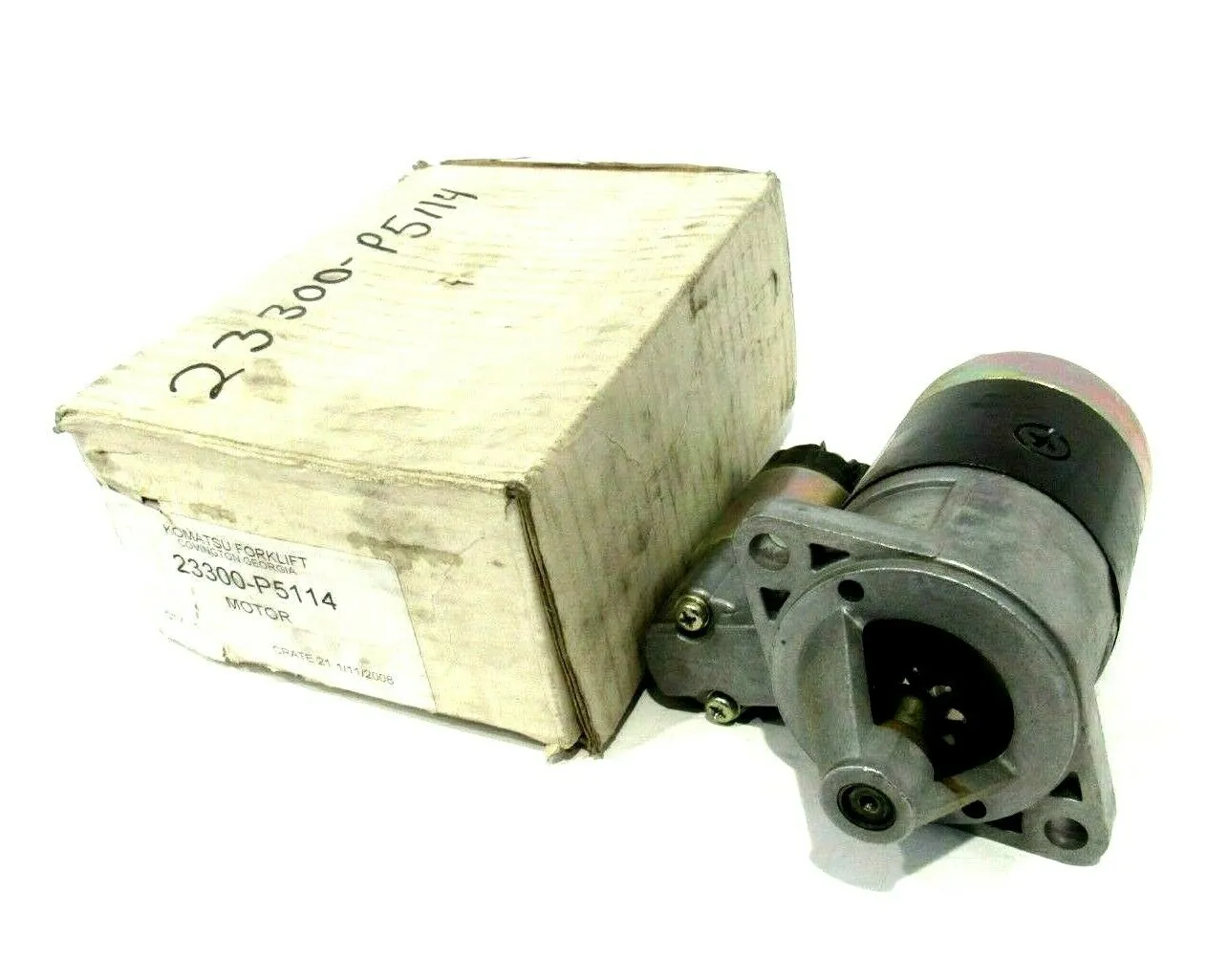 NEW KOMATSU FORKLIFT 23300-P5114 MOTOR 23300P5114