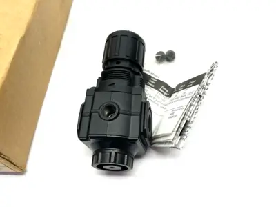 USED SPEEDAIRE MODULAR COMPRESSED PRESSURE REGULATOR 1/4" NPT PORTS
