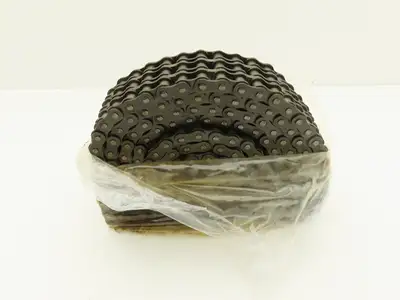 Diamond DMD-50-3R-10FT Riveted #50 Roller Chain 3 Strand 5/8" Pitch 10' Length