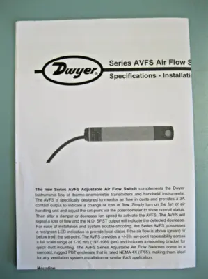 NEW Dwyer AVFS-2