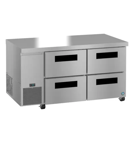 Hoshizaki ULR60B-D4 60" Steelheart Undercounter Refrigerator w/ (2) Sections & (4) Drawers, 115v