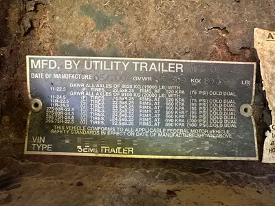 Used 2008 UTILITY 48'X102 Flatbed Trailers Pennsylvania US | Proxy Equipment #1379054