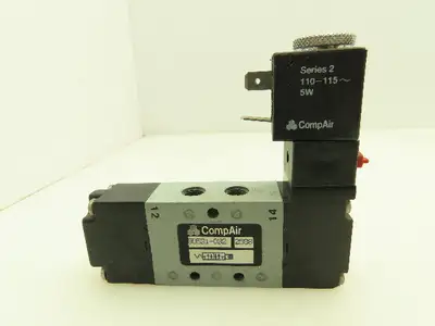 CompAir 8D531-032 Pneumatic Solenoid Valve 5-Port 2-Pos 115V