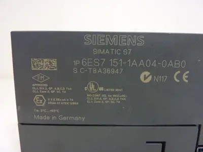 USED SIEMENS 6ES7 151-1AA04-0AB0