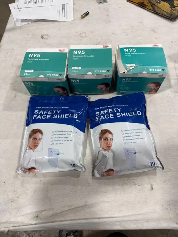 N95 Respirators & Face Shields