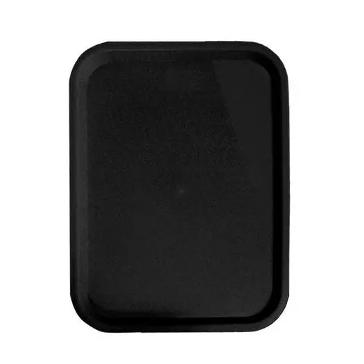 12″ x 16″ Black Fast Food Tray - 12 pack