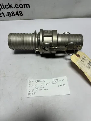 OPW Kamlock 633-C 2″ SST Female Coupling 633E 2″ SST Male Quick Release