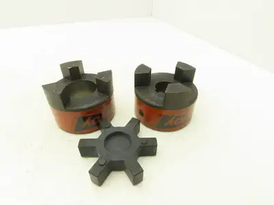 Lovejoy L-110X1.625/L-110 1.125 Coupling Set 1-1/8" & 1-5/8" Bore Hubs W Spider