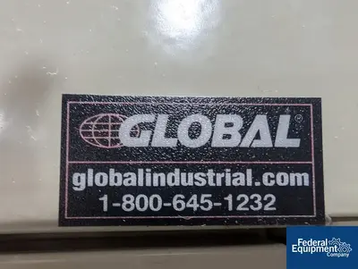 USED Global Containment System Global Industrial Glass & Steel Storage Cabinet