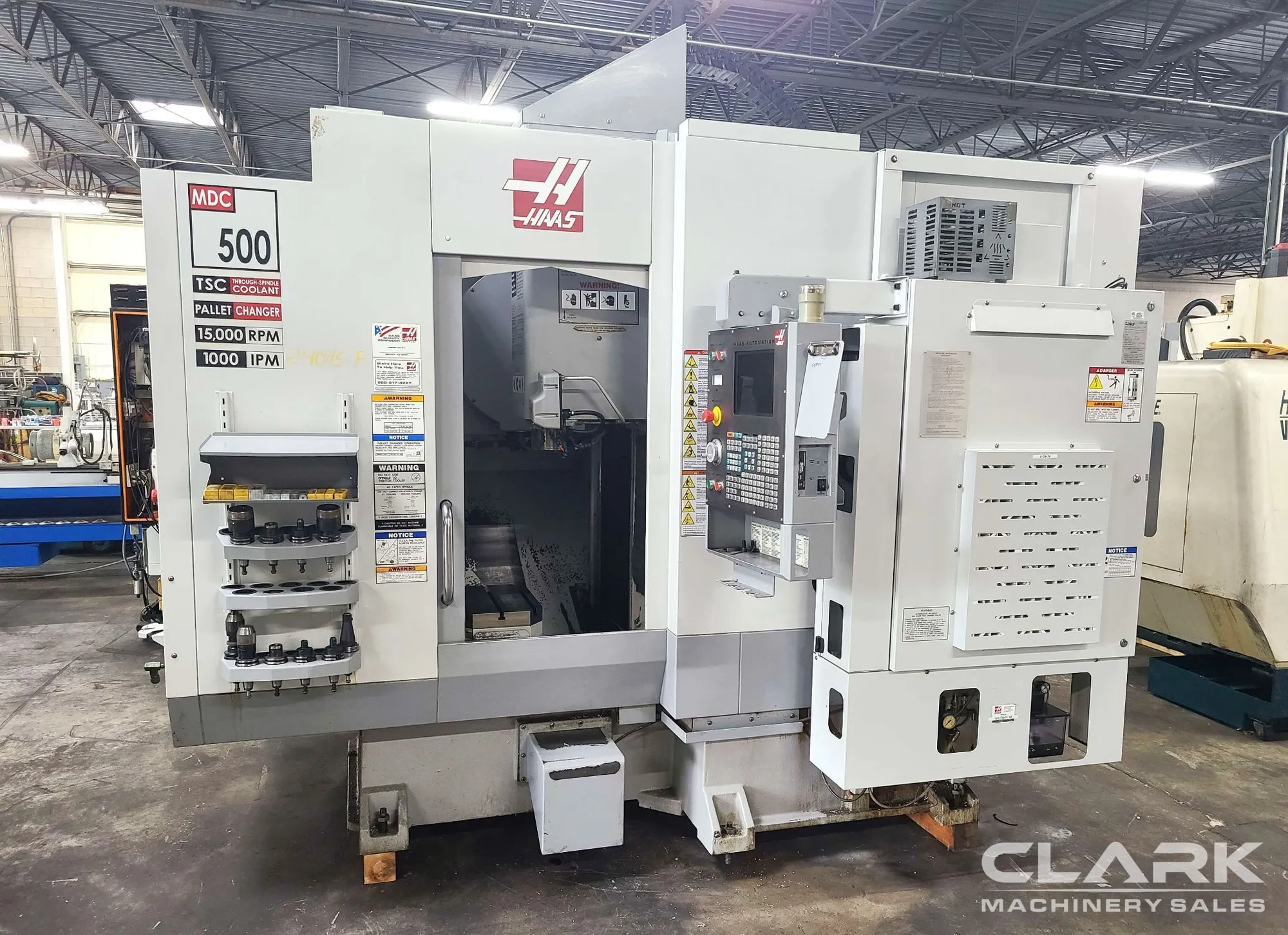 2006 HAAS MDC-500 DUAL PALLET VMC