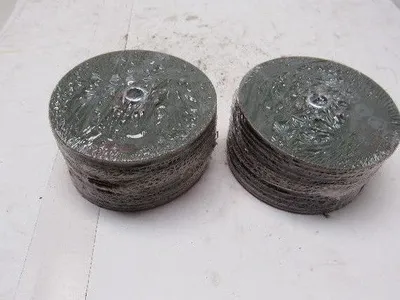 CGW 5" X5/8-11  36 Grit  Quick Lock Ceramic Blend Disc 12200 RPM Max lot of 25