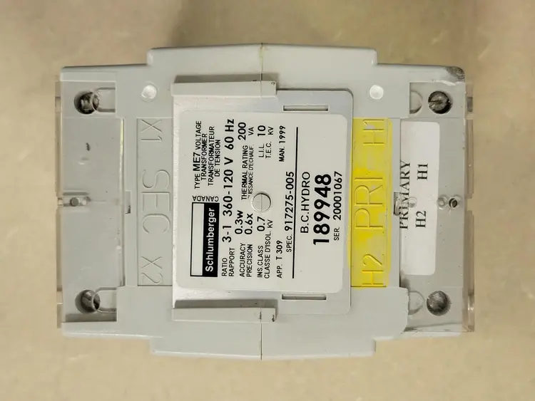 Used SCHLUMBERGER ME7 Transformers British Columbia CA | Lenmark #265121