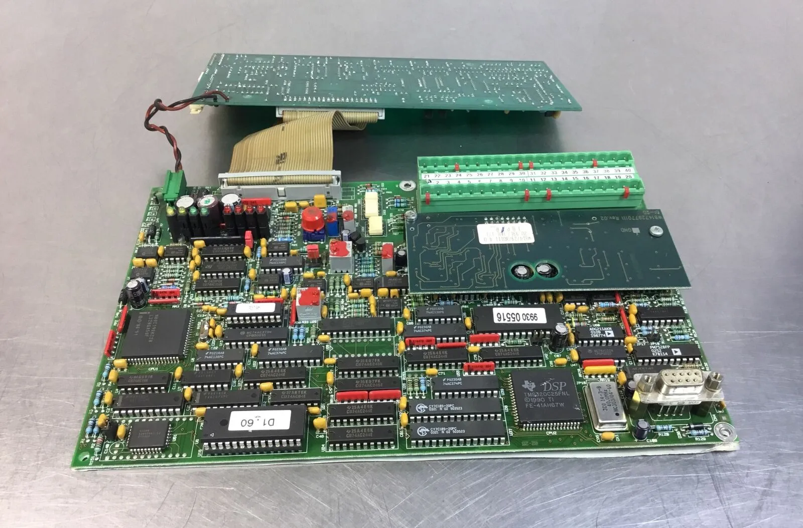 NUM CT407-03-27 + CT425A Control Board For Telemecanique MBVA1200Q23 Rev.5.1 3B