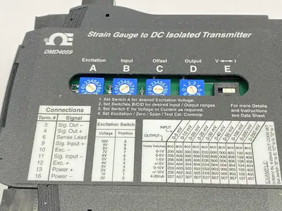 USED OMEGA STRAIN GAUGE TO DC ISOLATED TRANSMITTER 10-30V