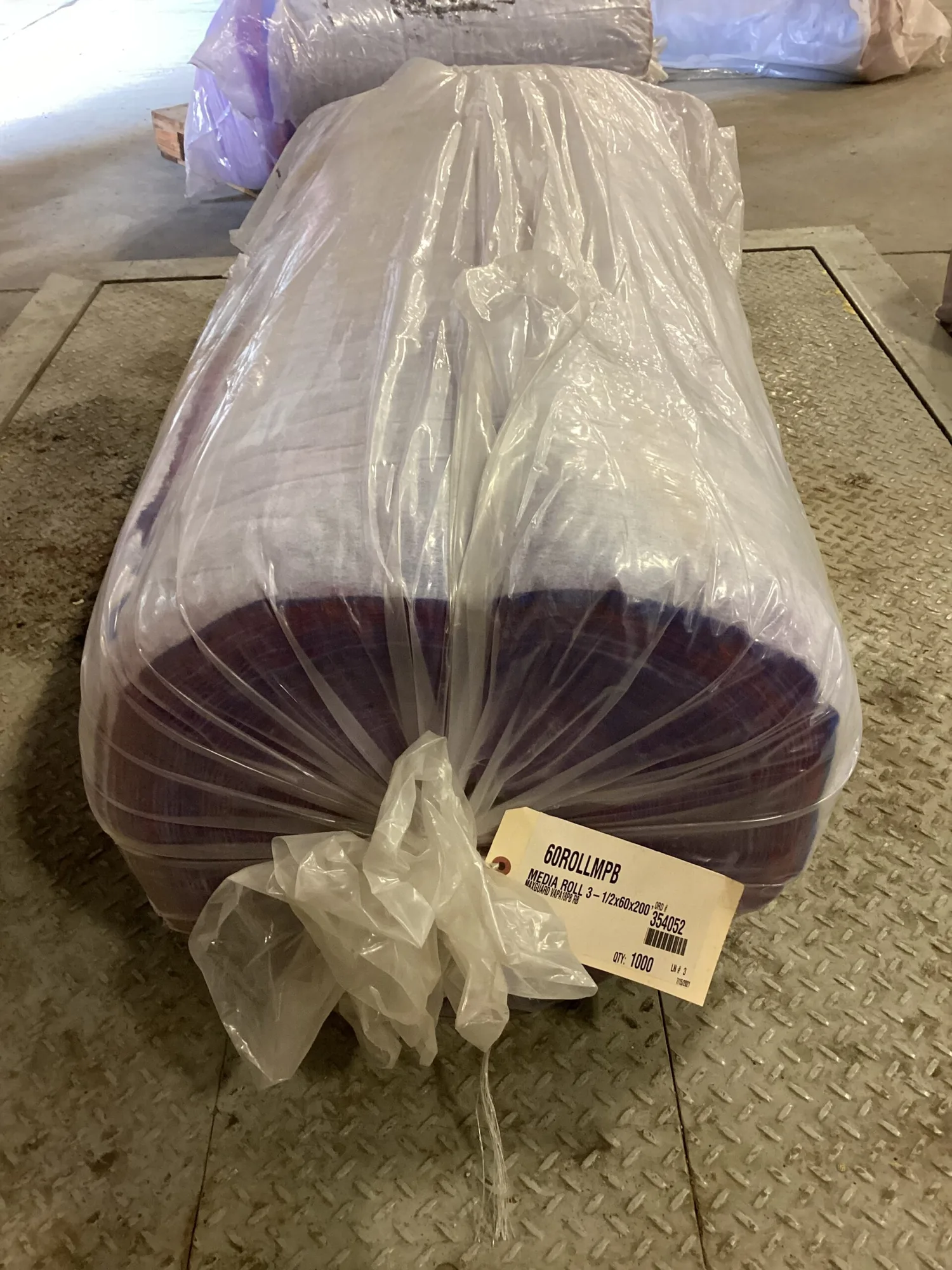 Chemco 60ROLLMPB 60″ x 3-1/2″ MaxGuard Fiberglass Paint Arrestor Media Roll