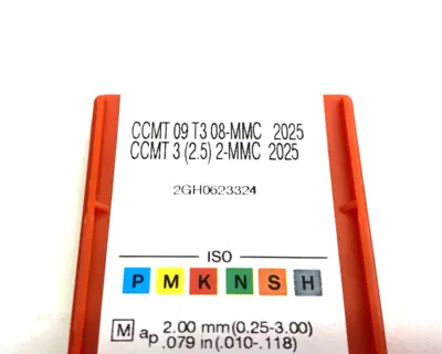 NEW SANDVIK COROMANT COROTURN® 107 INSERT FOR TURNING CCMT 09 T3 08-MMC 2025
