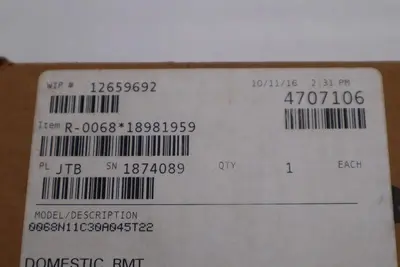 NEW IN BOX ROSEMOUNT 0068N21C30A075T22 TEMPERATURE TRANSMITTER STOCK G516