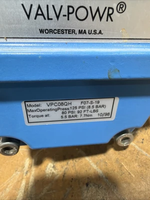 New | in-Stock Jamesbury VPC08QH Valves/Fittings Indiana US | J&J Industrial Supply #1513173
