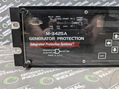 Beckwith Electric M-3425A-A3DE Integrated Generator Protection Module Used