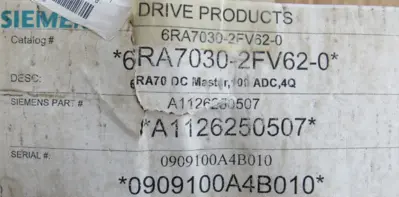 NEW SIEMENS 6RA7030-2FV62-0 DRIVE 6RA7031-6FV62-0-Z 6RA70302FV620
