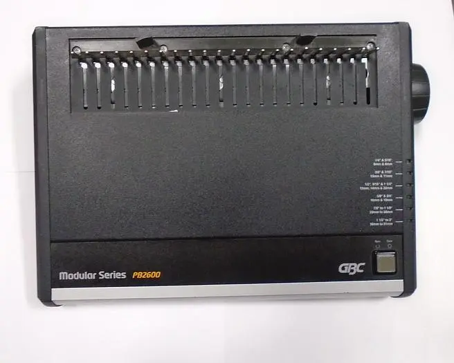 Used GBC PB2600 Binding Equipment | BROOKS PRINTING EQUIPMENT #391670