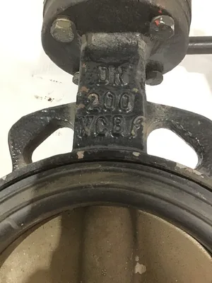 Ghibson BVKI DN200 DN10 Gear Operated Wafer Butterfly Valve
