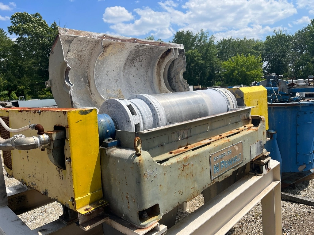 (5) Sharples P3400 Super-D-Canter centrifuges, 316SS.