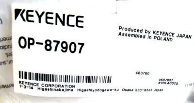 NEW KEYENCE OP-87907 ETHERNET CABLE OP87907