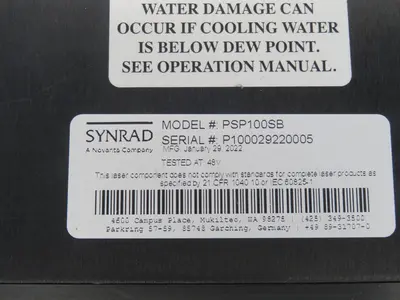 Used SYNRAD PSP100SB Miscellaneous Packaging Equipment Texas US | Aucto #1307273
