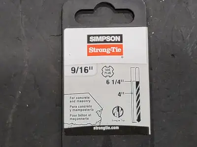 9/16" Hammer Drill Bit (Box of 34)
