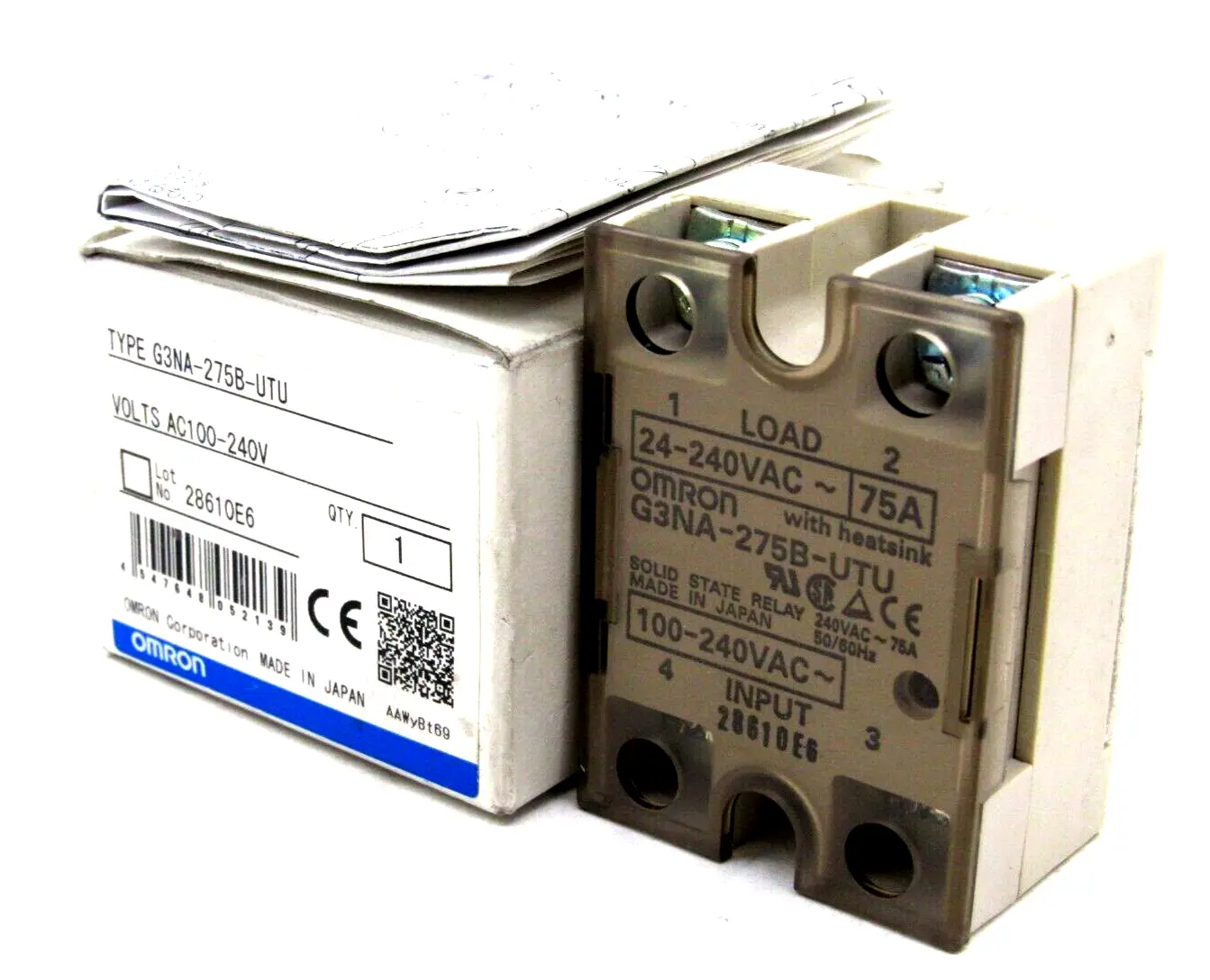 NEW OMRON G3NA-275B-UTU SOLID STATE RELAY G3NA275BUTU