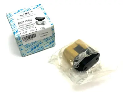 USED DME BLACK & GOLD INTERCHANGEABLE TOP LOCK 1.5" WIDTH