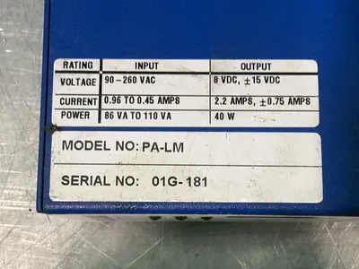 Used KOLLMORGEN PALM AC/DC Power Supplies Ohio US | HGR 24 #1355877