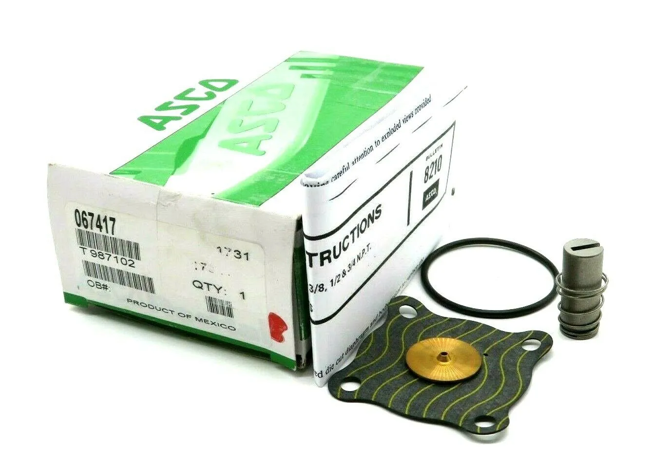 NEW ASCO 067417 REBUILD KIT T987102