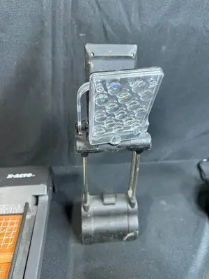 X-Acto Paper Cutter, Clip-On LED Lamp, and Desk Magnifier Lot