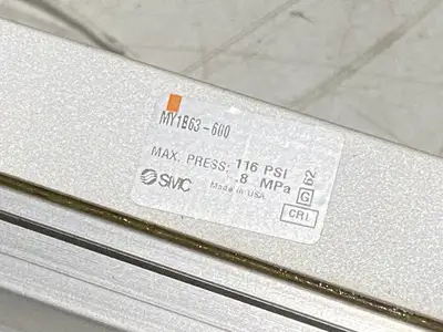 MY1B63-600 | SMC  Pneumatic Rodless Guided Cylinder 63mm Bore 600mm Stroke - Used