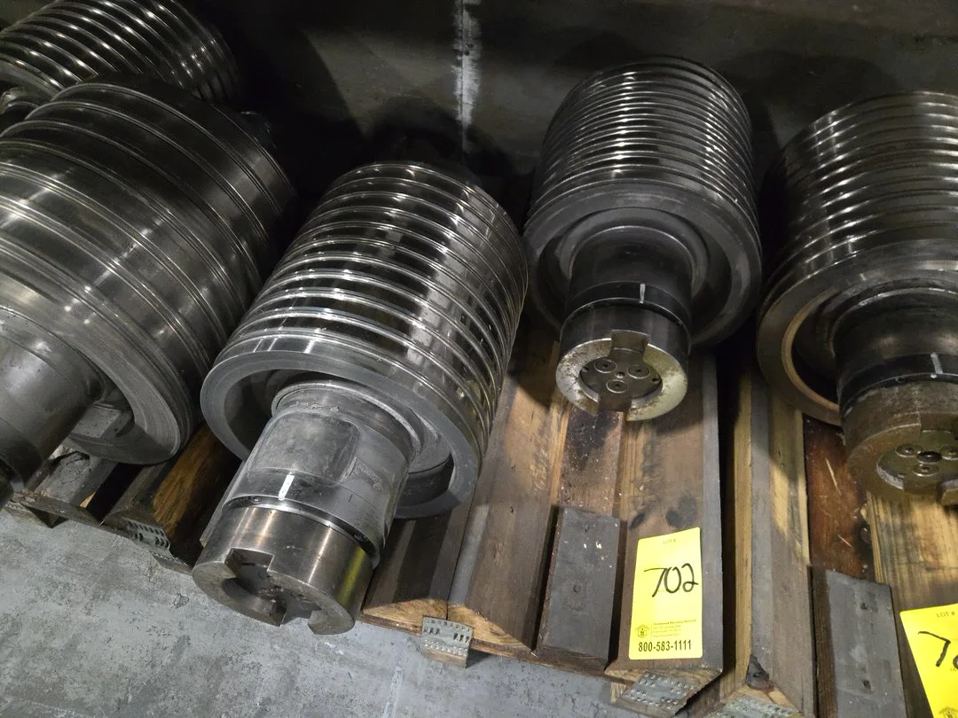 (2) OD Grind Drum Spindle