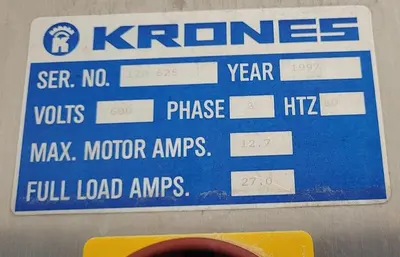 Krones Microbrewery Bottling Line