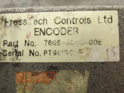 PressTech 7605-5640-00E Encoder Controls Module Gravure Printing Ratio 1:1