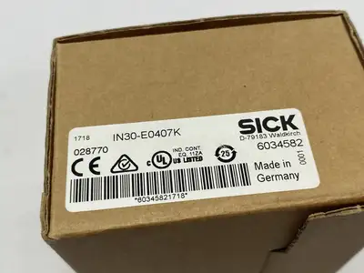 USED SICK NON-CONTACT SAFETY SWITCH INDUCTIVE IN3000 DIRECT, 6034582