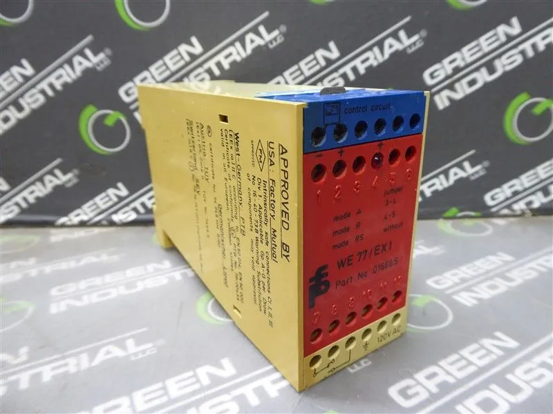 Pepperl+Fuchs WE77/EX1 Switching Amplifier 01666S Used