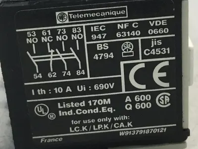 USED TELEMECANIQUE LA1KN317