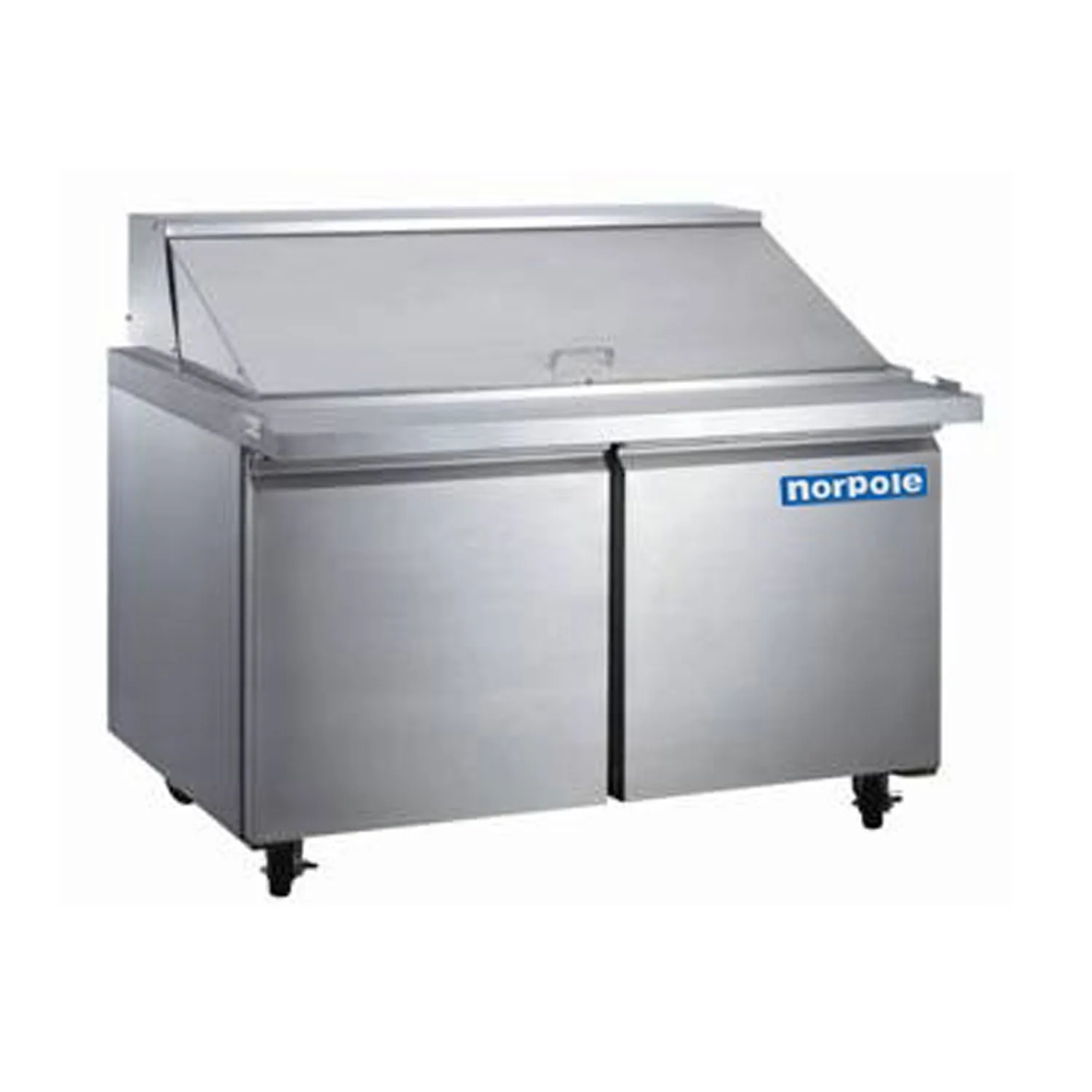 126-0031 Norpole NP2RSWMT Mega Top Self Contained Sandwich Prep Table Cooler